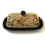Butter Dish - Earth Tones G..